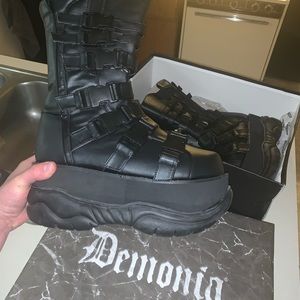 Demonia Neptune Platform boots.